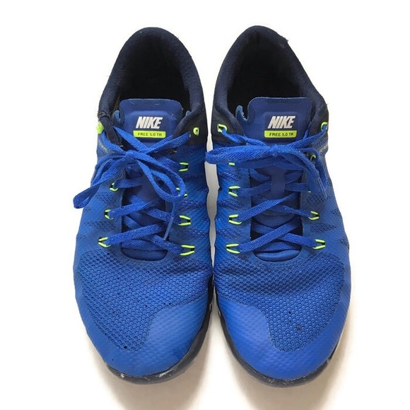Nike Shoes Nike Free Flywire 5 Tr Sz 05 Blue Black Guc Poshmark